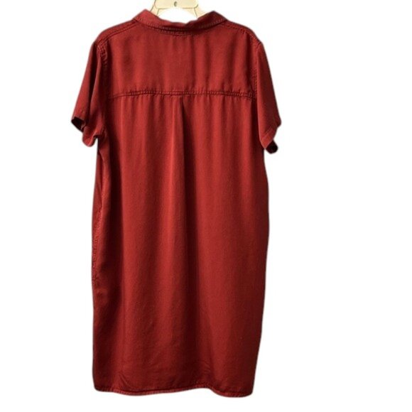 GAP Womens Lightweight Relaxed Fit Pocketed Tencel Dress - Picture 6 of 11